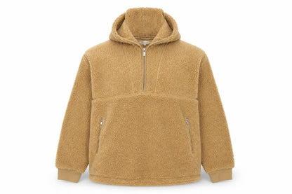 Primark Cares Women’s Beige M Teddy Fleece Half Zip Hoodie