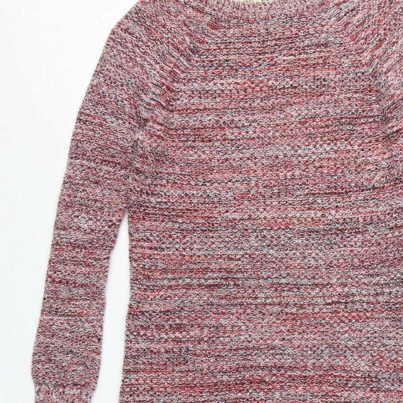 Jack Wills Women’s Multicoloured XS Cowl Neck Knit Jumper Dress