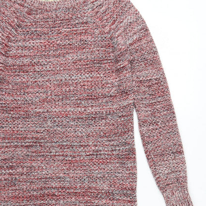 Jack Wills Women’s Multicoloured XS Cowl Neck Knit Jumper Dress