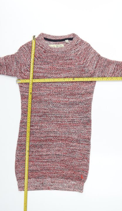 Jack Wills Women’s Multicoloured XS Cowl Neck Knit Jumper Dress
