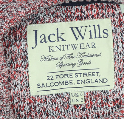 Jack Wills Women’s Multicoloured XS Cowl Neck Knit Jumper Dress