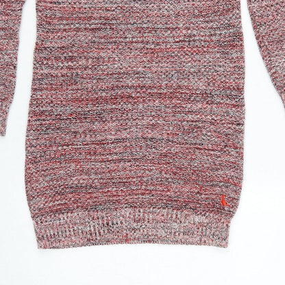 Jack Wills Women’s Multicoloured XS Cowl Neck Knit Jumper Dress