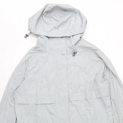 Next Women’s Grey Size 8 Hooded Long Parka Coat