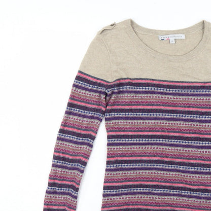 Crew Clothing Co. Women’s Multicoloured Fair Isle Jumper Size 10