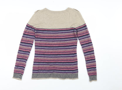Crew Clothing Co. Women’s Multicoloured Fair Isle Jumper Size 10