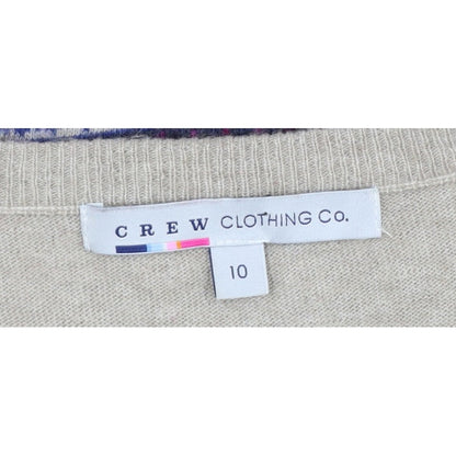 Crew Clothing Co. Women’s Multicoloured Fair Isle Jumper Size 10