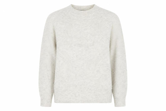 Marks and Spencer Women Ivory S Cable Knit Crew Neck Pullover Jumper