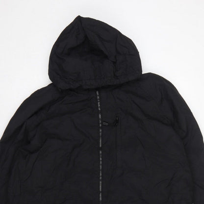 Next Men’s Black 2XL Anorak Hooded Fleece Lined Jacket