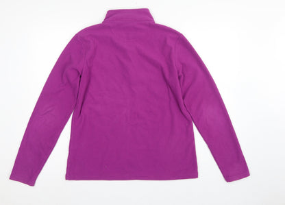Peter Storm Women’s Purple Size 14 Half Zip Fleece Sweatshirt