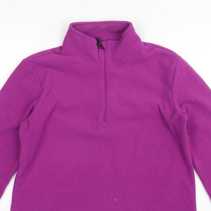 Peter Storm Women’s Purple Size 14 Half Zip Fleece Sweatshirt