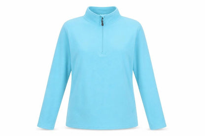 Peter Storm Women Blue Size 16 1/4 Zip Fleece Pullover Sweatshirt