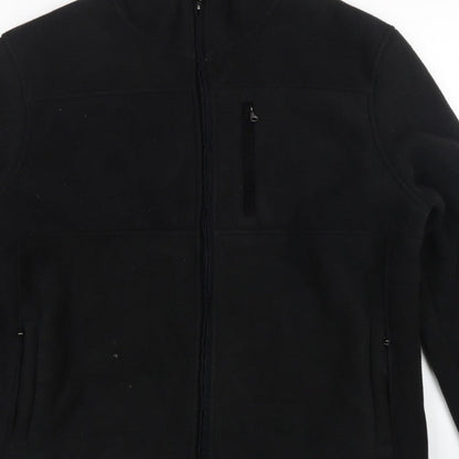 Maine New England Men's Black XL Fleece Full Zip Basic Jacket