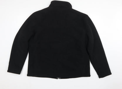 Maine New England Men's Black XL Fleece Full Zip Basic Jacket