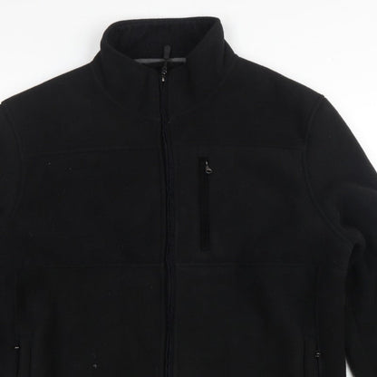 Maine New England Men's Black XL Fleece Full Zip Basic Jacket