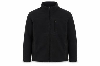 Maine New England Men's Black XL Fleece Full Zip Basic Jacket