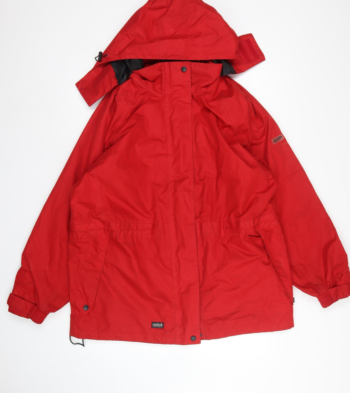 Trespass Women’s Red XL Waterproof Hooded Parka Jacket Windproof