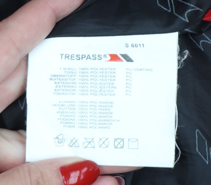 Trespass Women’s Red XL Waterproof Hooded Parka Jacket Windproof