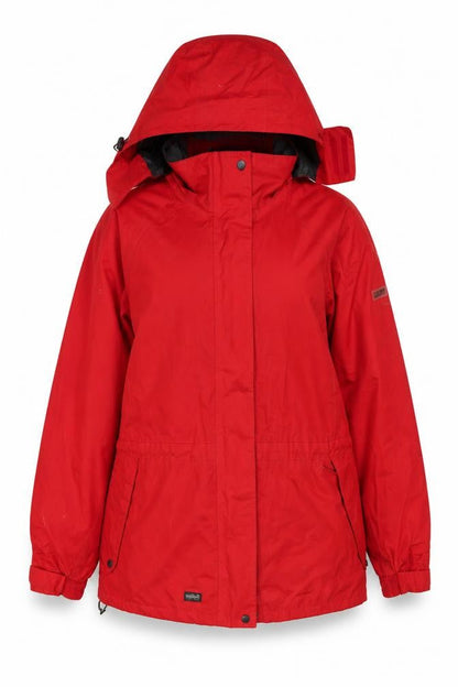 Trespass Women’s Red XL Waterproof Hooded Parka Jacket Windproof