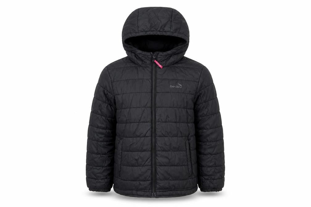 Peter Storm Boys Black 9-10 Years Hooded Quilted Puffer Jacket