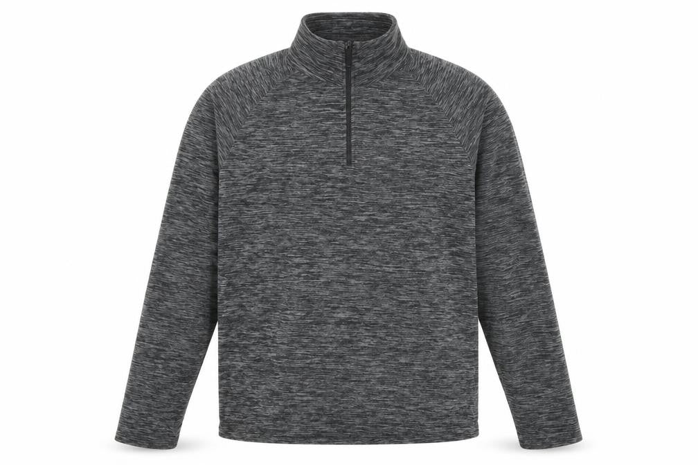 Mountain Warehouse Mens Grey M 1/4 Zip High Neck Fleece Sweatshirt