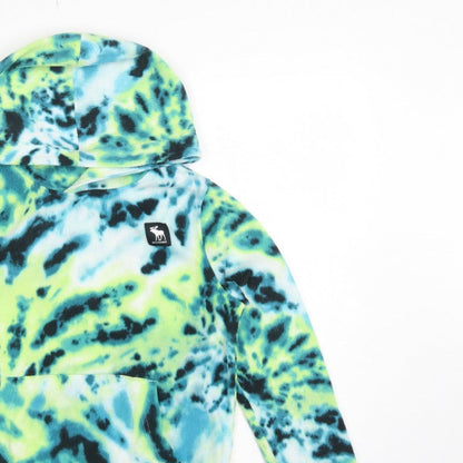 Abercrombie Kids Boys Multicoloured 9-10 Years Fleece Pullover Hoodie