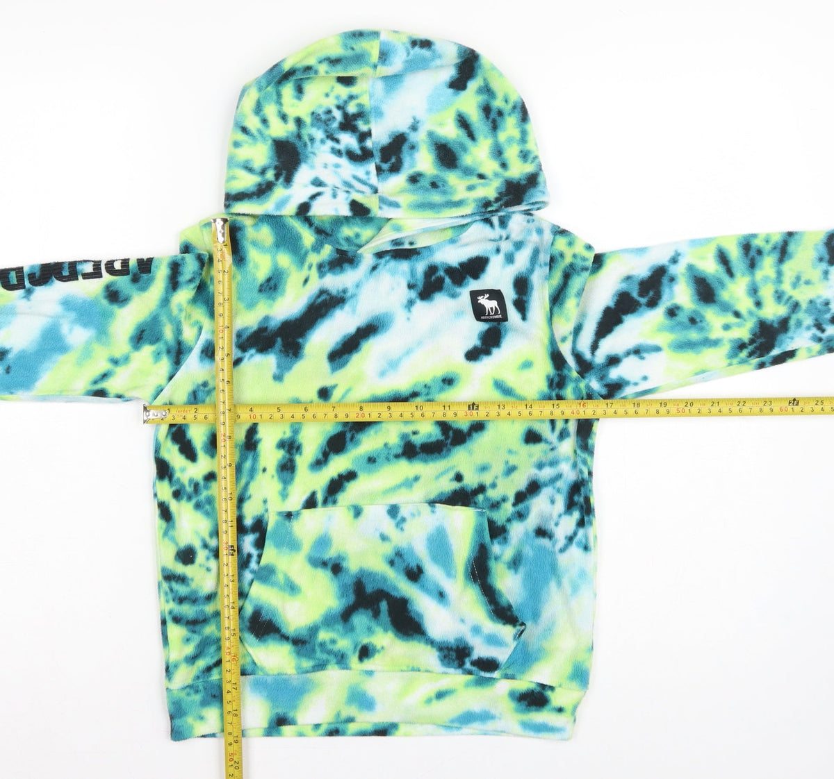Abercrombie Kids Boys Multicoloured 9-10 Years Fleece Pullover Hoodie