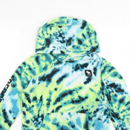 Abercrombie Kids Boys Multicoloured 9-10 Years Fleece Pullover Hoodie
