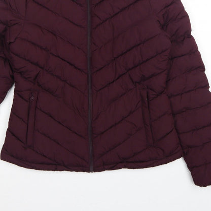 GAP Women’s Red Size 10 Quilted Puffer Jacket Full Zip
