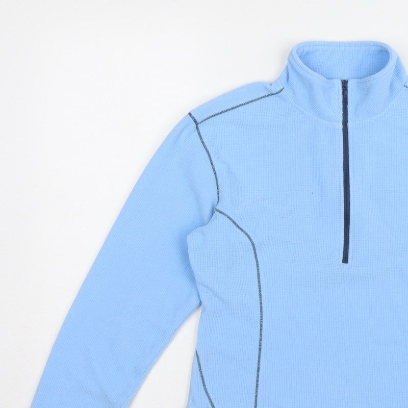 Lowe Alpine Women Blue Small 1/2 Zip Fleece Sweatshirt