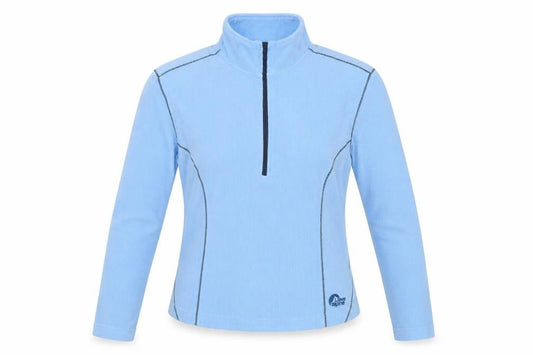 Lowe Alpine Women Blue Small 1/2 Zip Fleece Sweatshirt