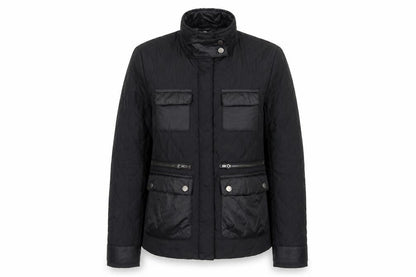 H&M Women’s Black UK 4 Quilted Padded Zip Jacket