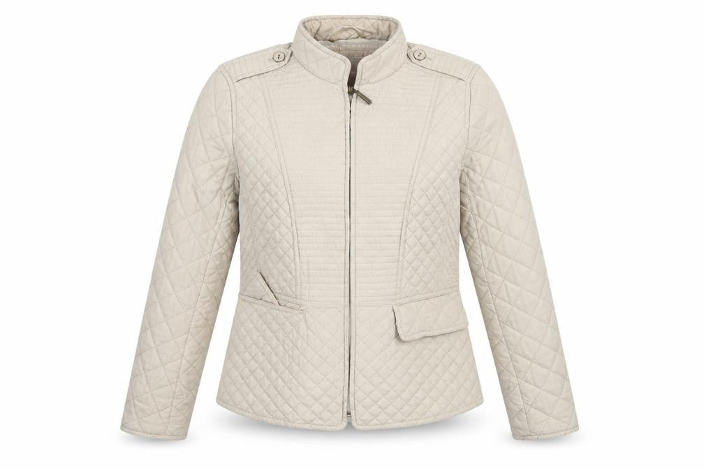 Per Una Women’s Beige UK 12 Shower Resistant Quilted Jacket