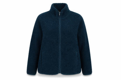 Bonmarché Women Blue Size 16 Fleece Full Zip Jacket Pockets