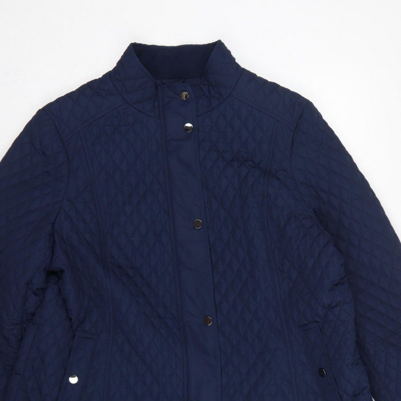 Marks and Spencer Women Blue UK 20 Classic Quilted Padded Jacket