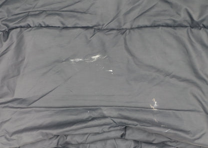 Nike Men Black L Puffer Jacket Hooded Quilted Full Zip