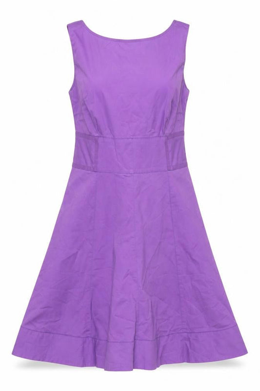 Coast Women Purple UK 12 Fit & Flare Knee Length Sleeveless Dress