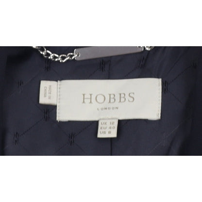 Hobbs Women’s Navy Blue UK 12 Tailored Two Button Blazer Jacket