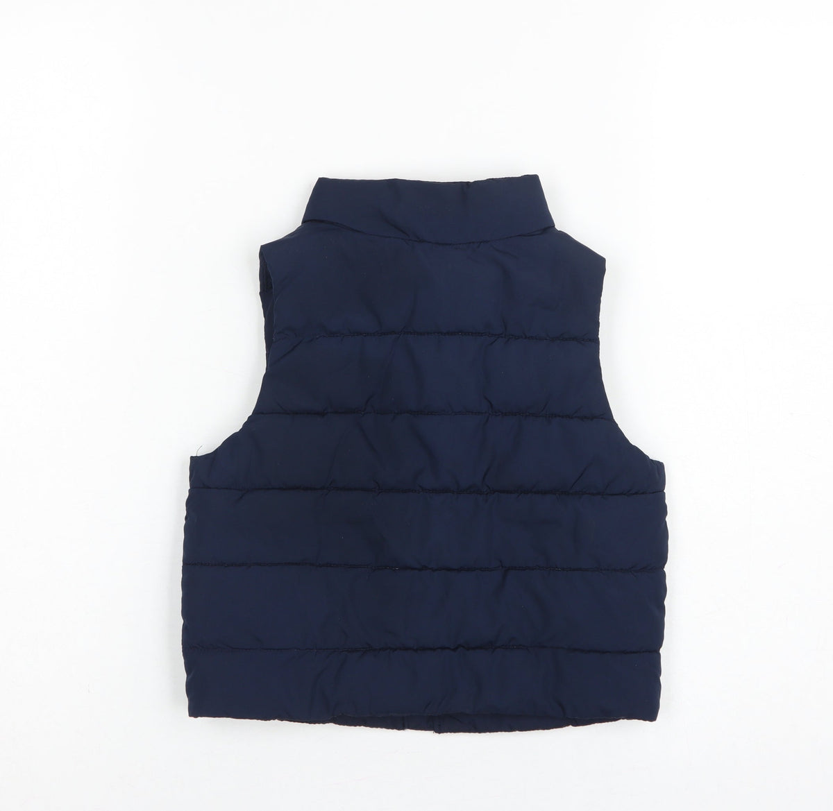 Baby Gap Unisex Baby Blue 18-24 Months Puffer Waistcoat Gilet Padded