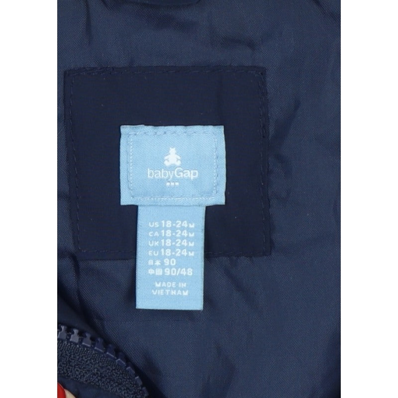 Baby Gap Unisex Baby Blue 18-24 Months Puffer Waistcoat Gilet Padded