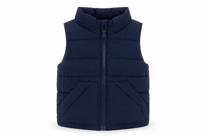 Baby Gap Unisex Baby Blue 18-24 Months Puffer Waistcoat Gilet Padded