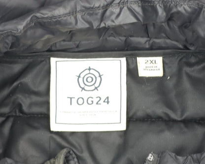 TOG24 Men’s Black 2XL Quilted Puffer Bodywarmer Outdoor Gilet