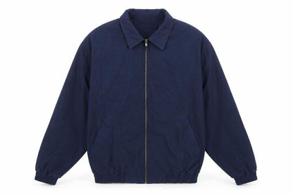 St Bernard Men's Blue Medium Basic Zip Jacket Weather Resistant