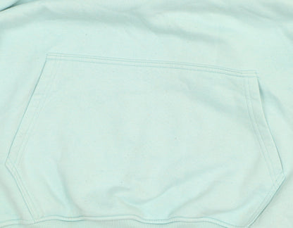 Nike Men’s Mint Green 2XL Pullover Hoodie Logo Cotton Pocket Sports