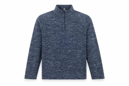 Mountain Warehouse Men’s Blue M 1/4 Zip Fleece Pullover Sweatshirt