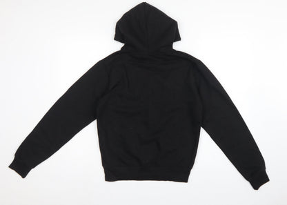 Be Jealous Girls Black L Pullover Christmas Elf Graphic Hoodie