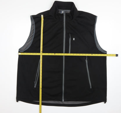 Little Donkey Andy Men’s Black 4XL Softshell Bodywarmer Gilet