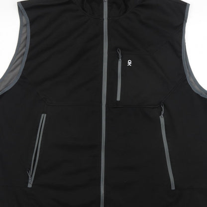 Little Donkey Andy Men’s Black 4XL Softshell Bodywarmer Gilet