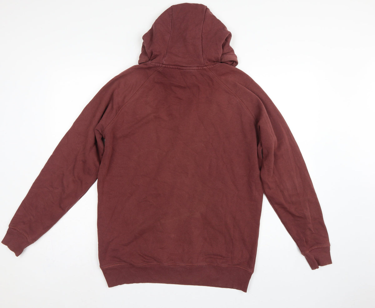 Gymshark Men’s Red S Pullover Hoodie Logo Gym Training