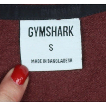 Gymshark Men’s Red S Pullover Hoodie Logo Gym Training