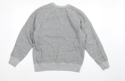 Duffer St George Men’s Grey S London Academy Graphic Crew Sweatshirt